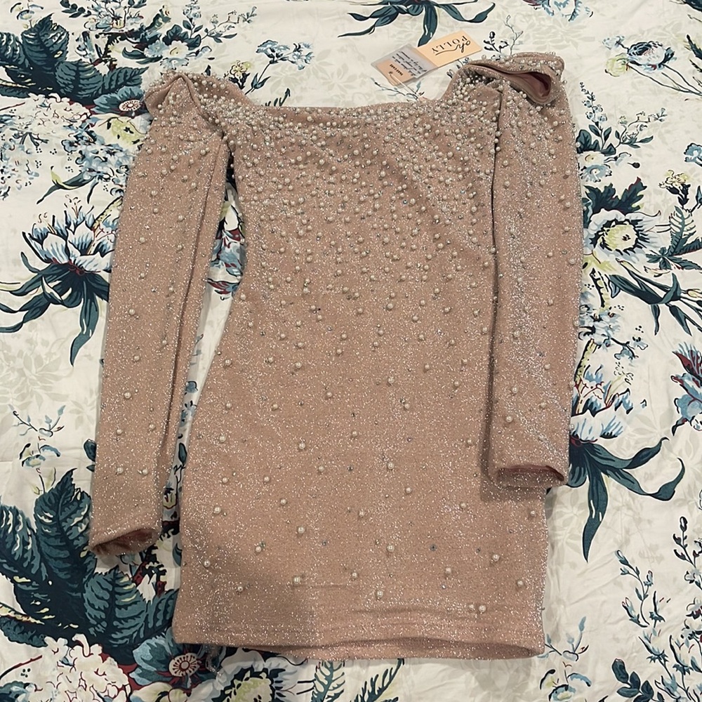 Oh Polly pearl dress RARE - Picture 2 of 10